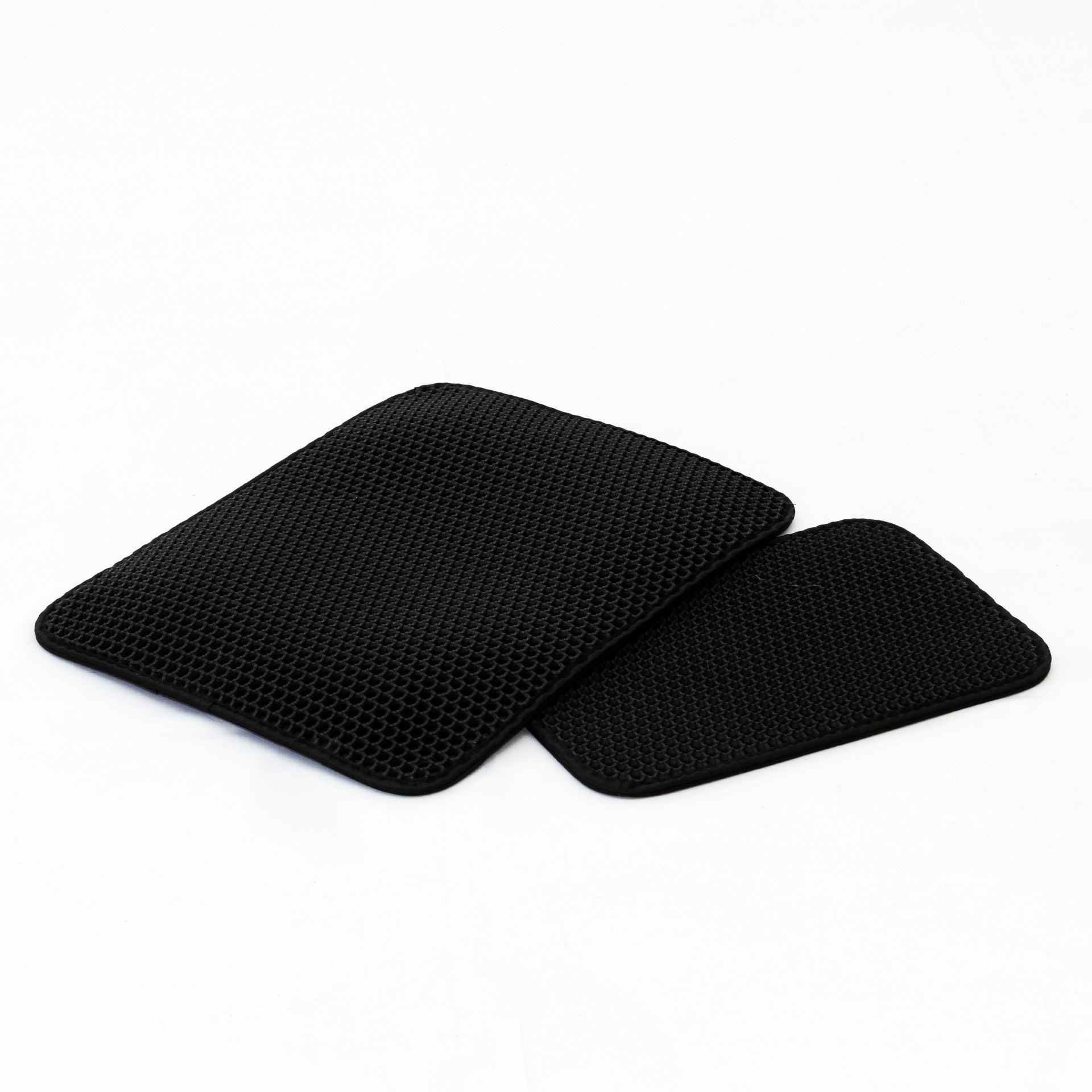 Tapete de Gato - Alfombra Sanitaria Negra para Recoger Arena