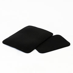 Tapete de Gato - Alfombra Sanitaria Negra para Recoger Arena