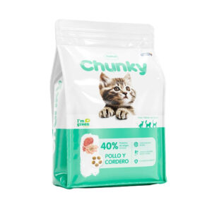 Chunky Concentrado Gatitos Pollo y Cordero 1.5kg