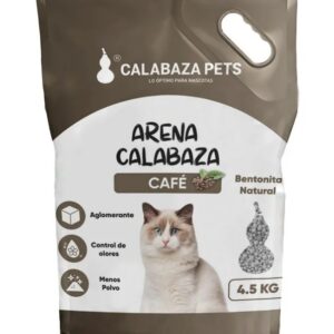 Arena Sanitaria Gato Aglomerante Bentonita Calabaza Pets Cafe
