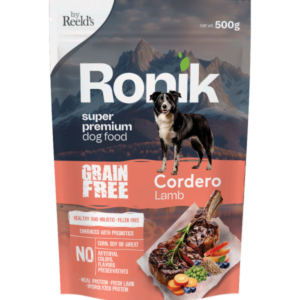 Ronik Grain Free – Alimento Natural Húmedo para Perros Cordero