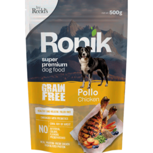 Ronik Grain Free – Alimento Natural Húmedo para Perros Pollo